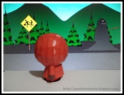 Papel na Estante: South Park Papercraft: Kenny McCormick